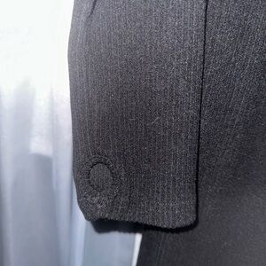 Black off shoulder halter dress with hole by the hand